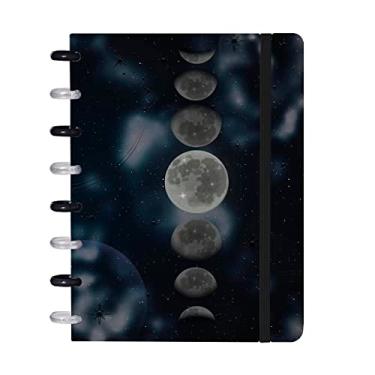 Imagem de Caderno Disco Inteligente A5 Cosmos Fases Da Lua