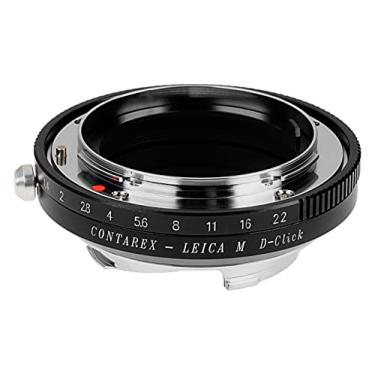 Imagem de Adaptador de montagem de lente Fotodiox Pro, montagem CRX de lente Contarex para câmera Leica M-Series, abertura sem clique com codificação M Leica de 6 bits, RF desacoplado