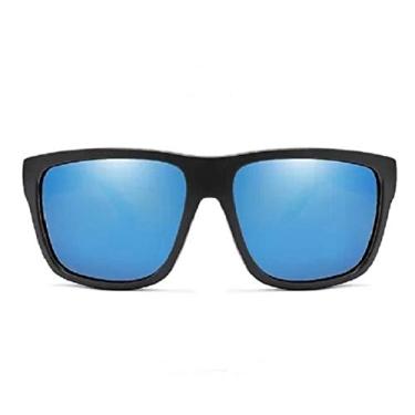 Imagem de Óculos De Sol Masculino Uv400 Polarizado Quadrado Branco