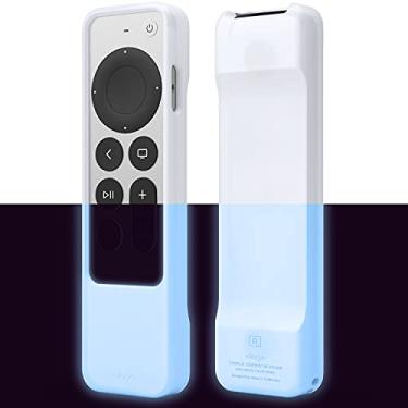 Imagem de elago Capa R1 compatível com Apple TV 4K Siri Remote 2022 3ª geração, compatível com Apple TV Siri Remote 2ª geração - tecnologia magnética, cordão, acesso total a todas as funções [Nightglow Blue]