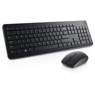 Imagem de Kit Teclado e Mouse sem Fio Dell KM3322W - ABNT2 - 1000dpi - Receptor USB - Preto