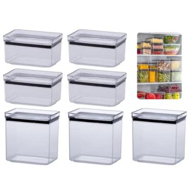 Imagem de Kit 7 Potes Herméticos Retangulares Lumini, Paramount