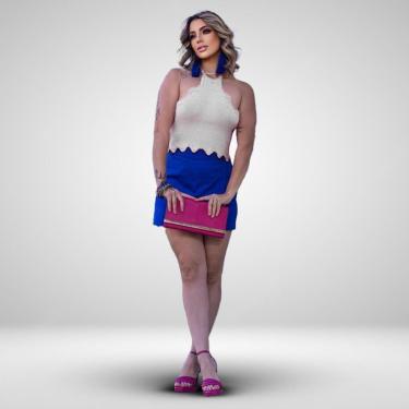 Imagem de Cropped Tricôt Frente Única-Feminino