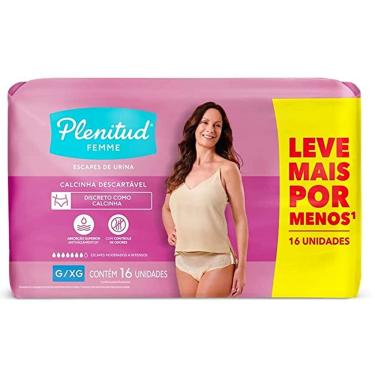 Imagem de Fralda Calça Plenitud Incontinência Femme G/Xg C/16 Unidades