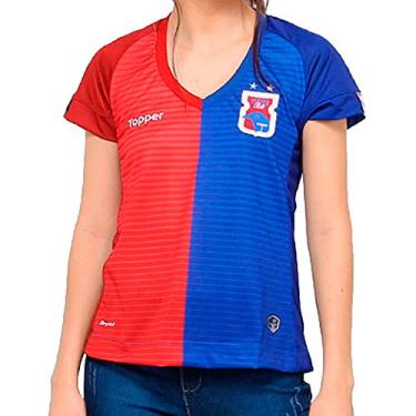 Imagem de Camisa Paraná I 2017 s/n Torcedor Topper Feminina - Vermelho+azul - M