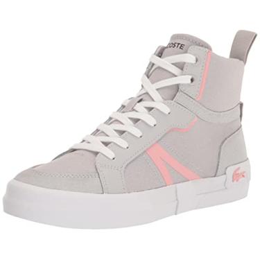 Imagem de Lacoste Tênis feminino L004, Cinza/rosa, 9.5