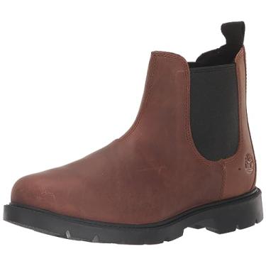 Imagem de Timberland Bota feminina Linden Woods Chelsea, Marrom médio, flor integral, 8.5