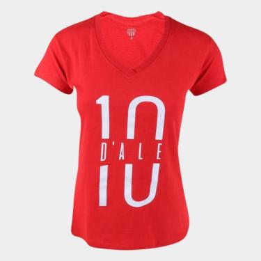 Imagem de Camiseta Internacional D'alessandro 10 Retrômania Feminina