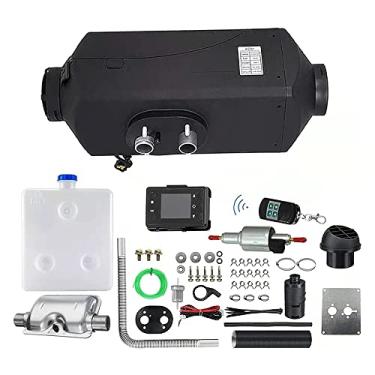 Imagem de KKcare Aquecedor diesel, aquecedor de ar diesel 24V 5KW com monitor LCD termostato, controle remoto, aquecedor a diesel para caminhões barco ônibus de turismo