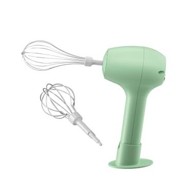 Imagem de Máquina elétrica de chocolate quente mini liquidificador batedor de café misturador de bebidas para cappuccino, Verde