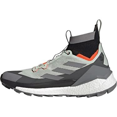 Imagem de adidas Terrex Free Hiker 2 Tênis masculino de caminhada, Linho verde/cinza três/laranja impacto, 9