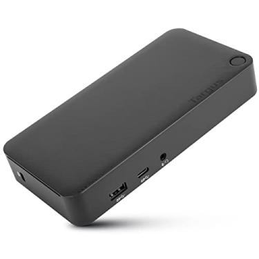 Imagem de Targus Estação de ancoragem USB C universal DV4K, estação de ancoragem para laptop USB C, monitor duplo, 2 HDMI, entrega de energia de 65 W, DisplayLink funciona com sistemas operacionais como