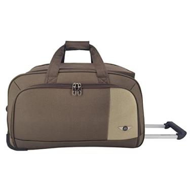 Imagem de Mala Viagem Sacola Santino Dubai SLS3 Rodinhas Cadeado Bordo ANAC Cor:Marrom