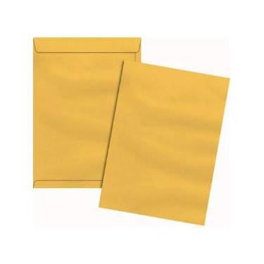 Imagem de Envelope Kraft Ouro 80g 200x280 Pacote com 10 Unidades Scrity Ouro