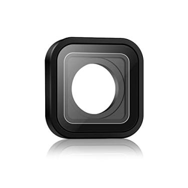 Imagem de ParaPace Substituição de lente protetora para GoPro Hero 12/11/10/9 capa de vidro preto kits de acessórios para câmera de ação (preto)