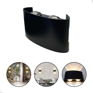 Imagem de Arandela Parede Externa Clessidra Led 4W 3000K 2 Fachos Ip65