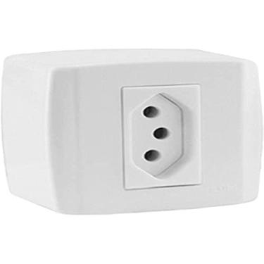 Imagem de Conjunto 1 Tomada Sobrepor 20A 250V - Box Slim - Ilumi