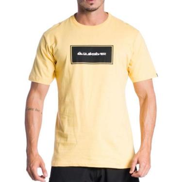 Imagem de Camiseta Quiksilver Omni Rectangle Amarelo Claro