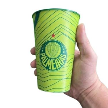 Imagem de Copo Palmeiras Oficial Camisa Verde Limão 2023 - Plástico 550ml