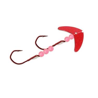 Imagem de Mack's Lure 22141 Double Whammy - Smile Blade Sockeye Pro Bait Rig Hot Pink Sparkle