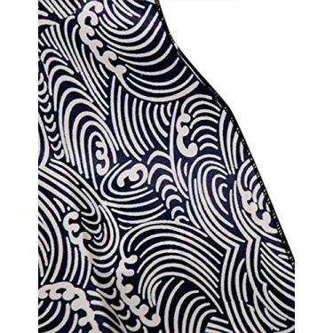 Imagem de ZooBoo Faixa de cabeça Kendo Karate Taekwondo – Japonês com nuvens, oceano etc. para Aikido Hapkido Judo Martial Arts (Attack wave headscarf)