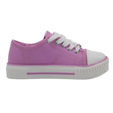 Imagem de Tênis Infantil Casual Molekinha 2565.100 Lona Rosa