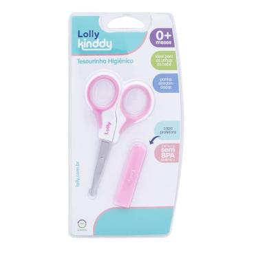 Imagem de Lolly 7300-01-RS Tesoura infantil com capa special, Rosa
