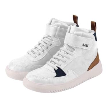 Imagem de Bibi, TÊNIS INFANTIL BIBI CANO ALTO NEW WAY COURO BRANCO 11920097 Cor:Branco;Tamanho:32