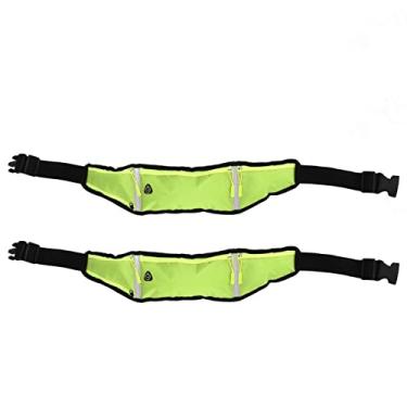 Imagem de Pochete Fanny, 2 Pochetes Respiráveis ​​com Elásticos para Esportes (Verde)