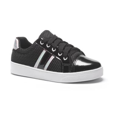 Imagem de Tênis Infantil Feminino Tininha Moda Fashion Casual Oferta (Preto, BR, Criança de 4 a 8 anos, Numérico, 30)