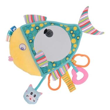 Imagem de Espelho de Carro para bebê Em Formato de Peixe, Com Tema de Peixe Em Mar Profundo, Espelho Ajustável para Banco Traseiro de bebê