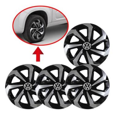 Imagem de Kit 4 Calota Aro 15 Spider Vw Gol G1 G2 G5 G6 G7 2001 2 2013 - Elitte 