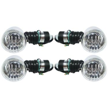 Imagem de Pisca Cromado Intruder 125 250 Chopper Virago Shadow Outras Lente Cris