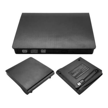 Imagem de Leitor De Cd Gravador De Dvd Externo Usb 3.0 Para Computador - Dvdrw
