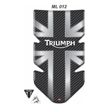Imagem de Adesivo Protetor De Tanque Tank Pad Triumph Tiger 800 Fibra - Resitank