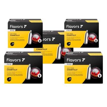 Imagem de Cápsulas de Gás de Chantilly Flavors Pro para Sifão 50un