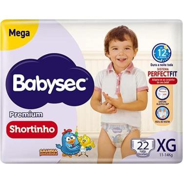 Imagem de Fralda Babysec Shortinho Pants Galinha Pintadinha XG com 22 unidades