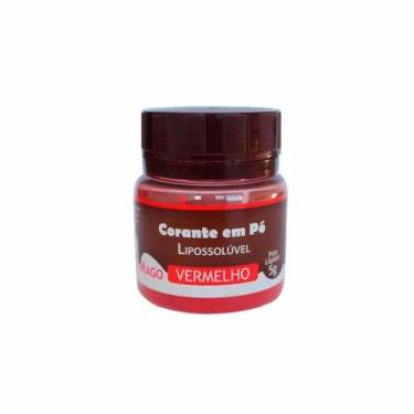Imagem de Corante Em Pó Vermelho Lipossoluvel P/ Chocolate 5g - all bread