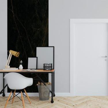 Imagem de Papel de Parede Painel 3D Mármore Cinza Escuro 1M Auto Colante Lavável