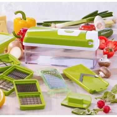 Imagem de Processador Cortador Fatiador Ralador Alimentos Nicer Dicer - CORTADOR