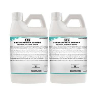 Imagem de Kit 2 Finalizador Passadoria Tecidos Finisherfresh Summer 2L - Spartan