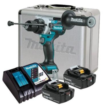 Imagem de Furadeira Parafusadeira Makita 2 Baterias 18v 5ah Dhp486z + Carreg Ráp