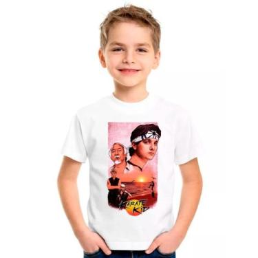 Imagem de Camiseta Infantil Cobra Kai 08 - DESIGN CAMISETAS, Branco, 12