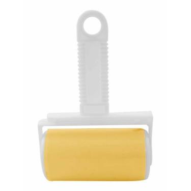 Imagem de Rolo adesivo tira pelo de plástico lavável 17cm - Casita, Amarelo