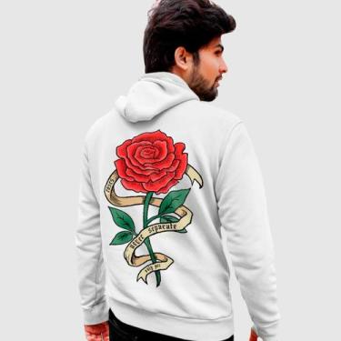 Imagem de Blusa Moletom Genuine Grit Masculina Estampada Algodão 30.1 Roses, Bra