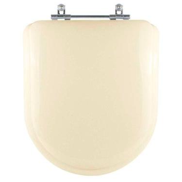 Imagem de Tampa de Vaso Almofadada Smart Pergmaon (Bege Claro) para bacia Celite