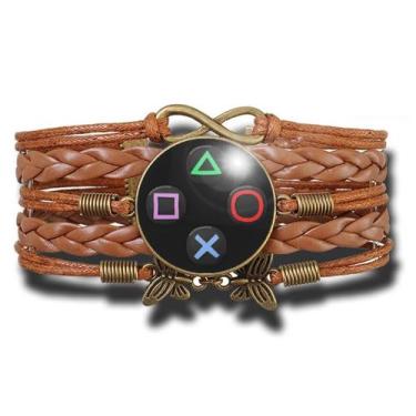 Imagem de Pulseira Feminina Gamer Botões do Joystick ou Controle de Vídeo Game A