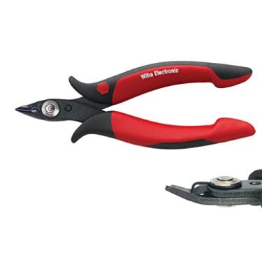 Imagem de Wiha 56813 Cortadores de descarga total diagonais eletrônicos com mola de retenção de arame. 12,7 cm