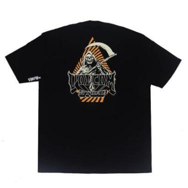 Imagem de Camiseta Volcom Comfort Reaps - Preto (Oversize)-Masculino