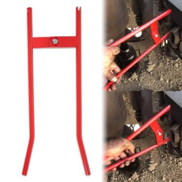 Imagem de LT895 Ferramenta de mola de freio de caminhão instalador de mola para pino de âncora de freio de caminhão pesado para sapata de freio Rockwell Kenworth Eaton